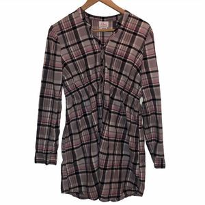 ✨Host Pick✨Oh Baby Motherhood Maternity Plaid Top
